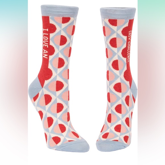 NWT "I love an easy challenge" Socks - Picture 3 of 7